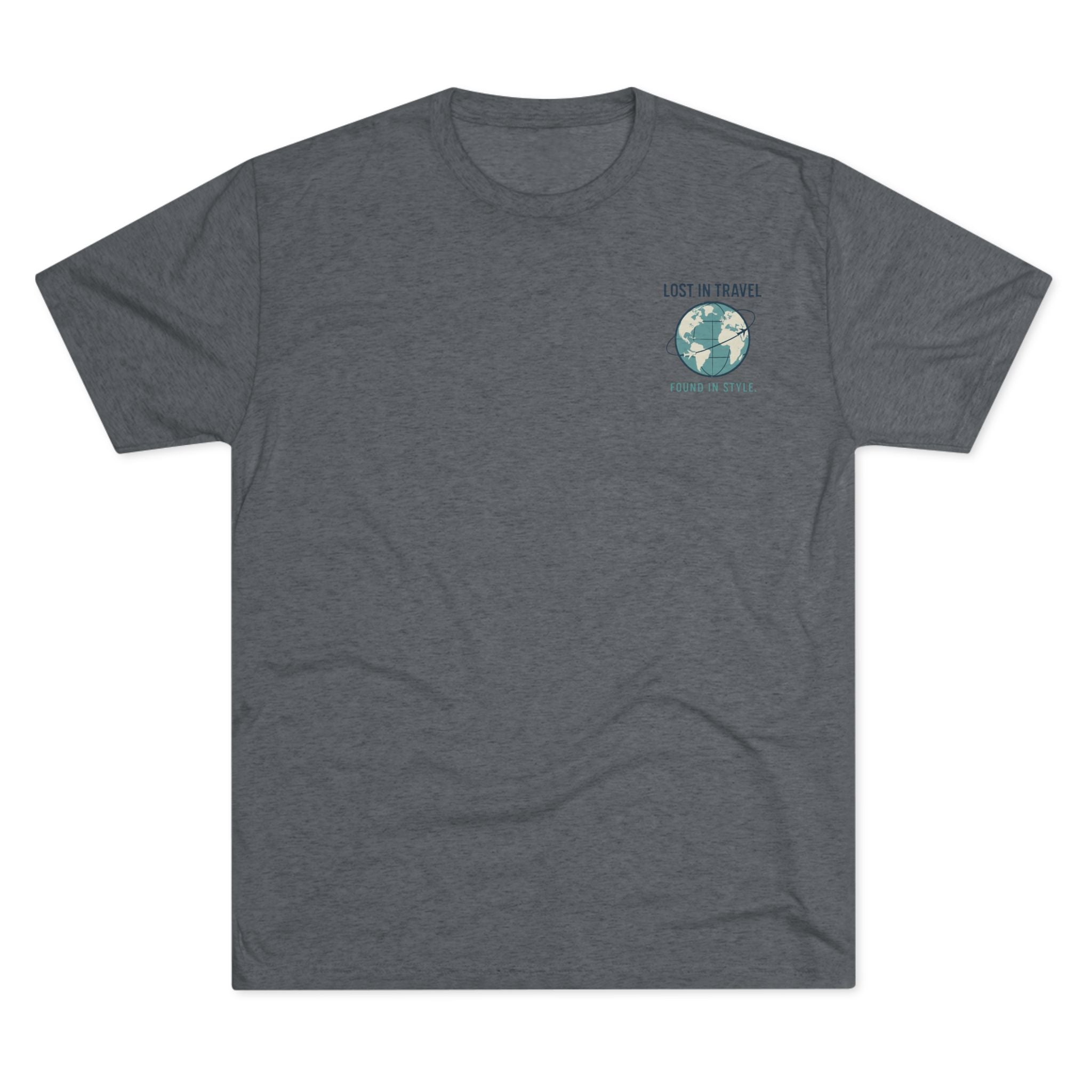 Lost in Travel, Found in Style™ Unisex Crew Tee - Travel T-Shirt, Wanderlust Gift, Vacation Apparel, Earth Travel Tee, Casual Style