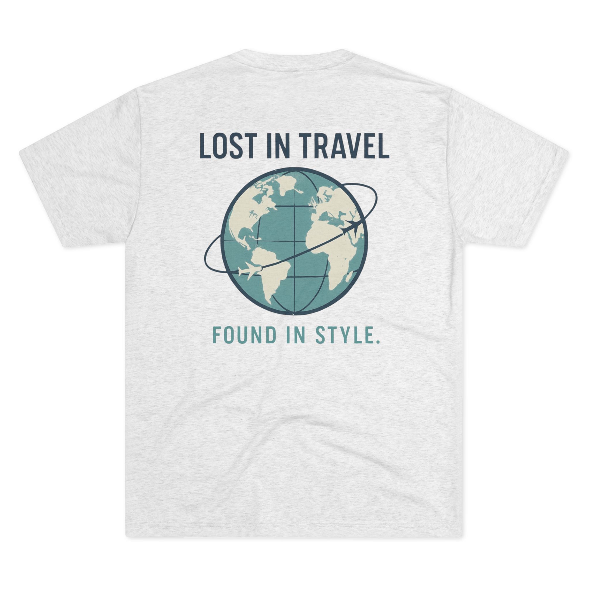 Lost in Travel, Found in Style™ Unisex Crew Tee - Travel T-Shirt, Wanderlust Gift, Vacation Apparel, Earth Travel Tee, Casual Style