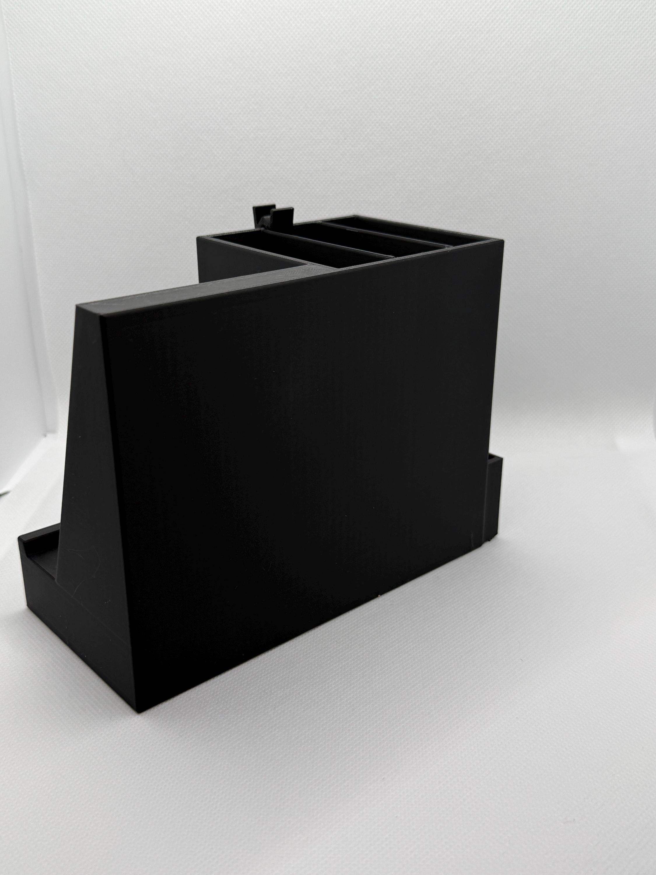 3D Printed Desk Organizer: Minimalist Pen & Pencil Holder with Phone Stand