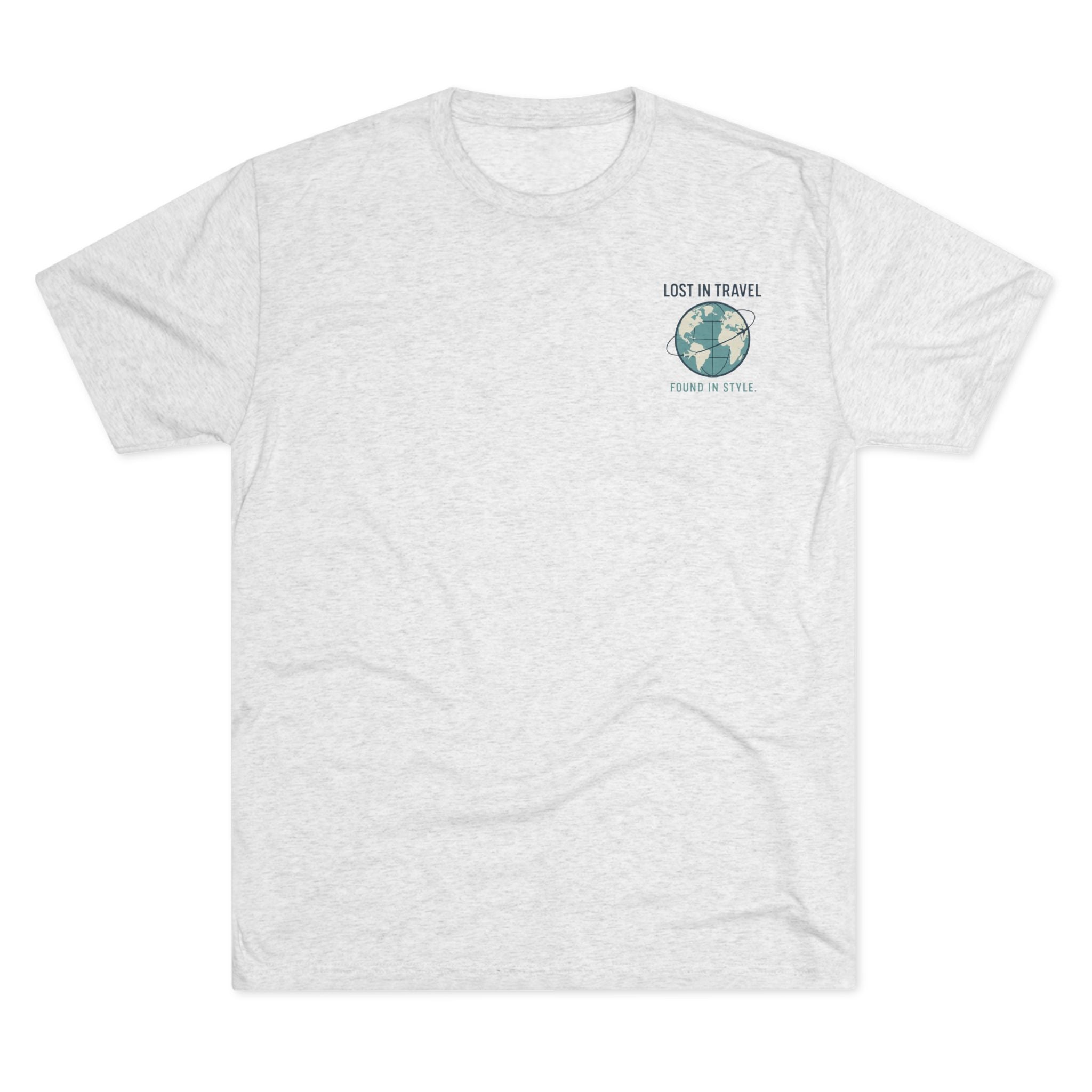 Lost in Travel, Found in Style™ Unisex Crew Tee - Travel T-Shirt, Wanderlust Gift, Vacation Apparel, Earth Travel Tee, Casual Style