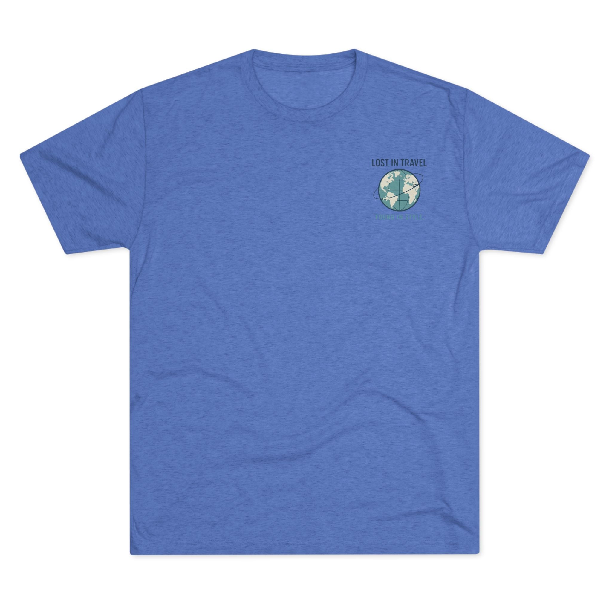 Lost in Travel, Found in Style™ Unisex Crew Tee - Travel T-Shirt, Wanderlust Gift, Vacation Apparel, Earth Travel Tee, Casual Style
