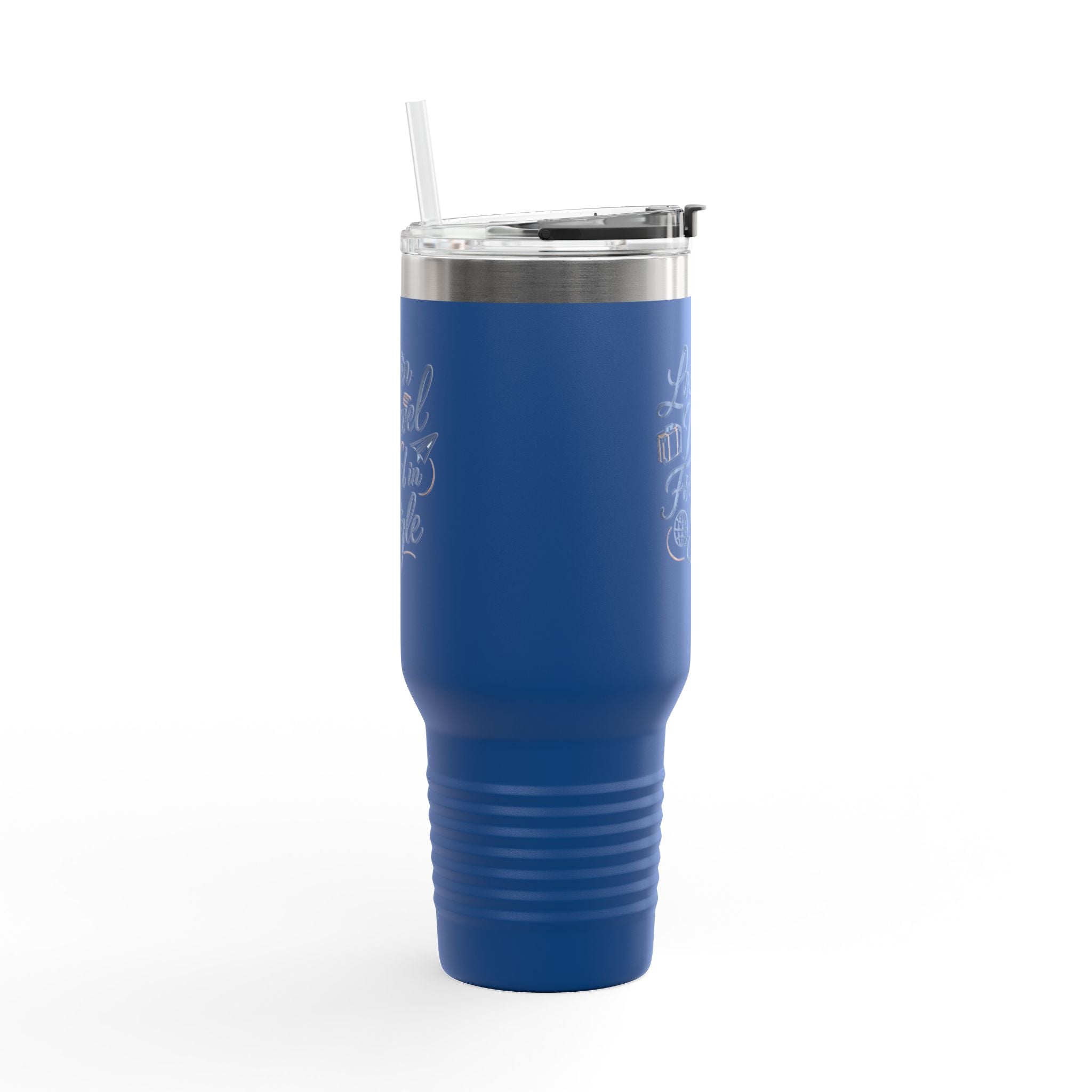 Lost in Travel, Found in Style™ Insulated Travel Mug | 40oz Coffee Cup for On-the-Go, Perfect for Commuting, Road Trips, Travel, Gifts & Events
