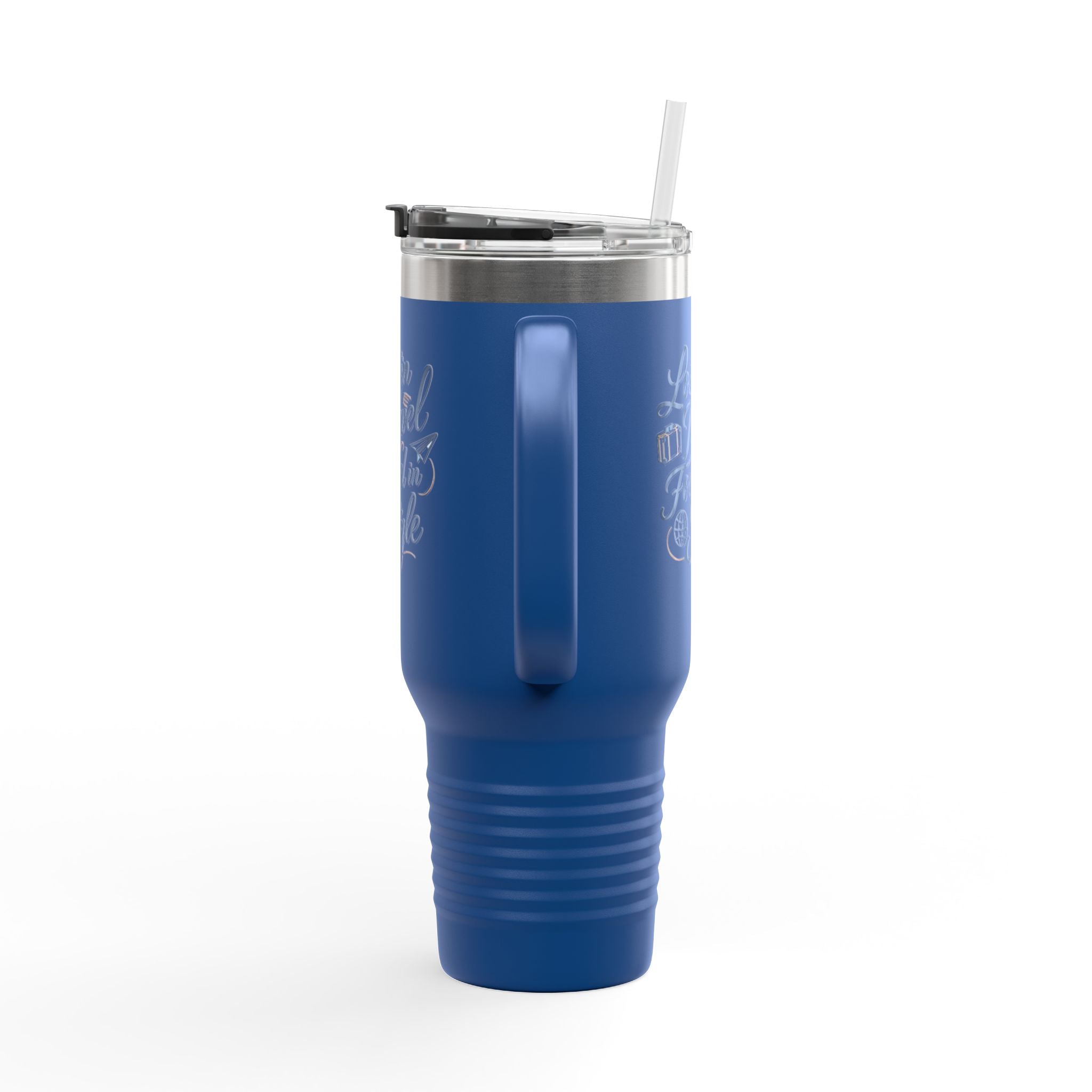 Lost in Travel, Found in Style™ Insulated Travel Mug | 40oz Coffee Cup for On-the-Go, Perfect for Commuting, Road Trips, Travel, Gifts & Events