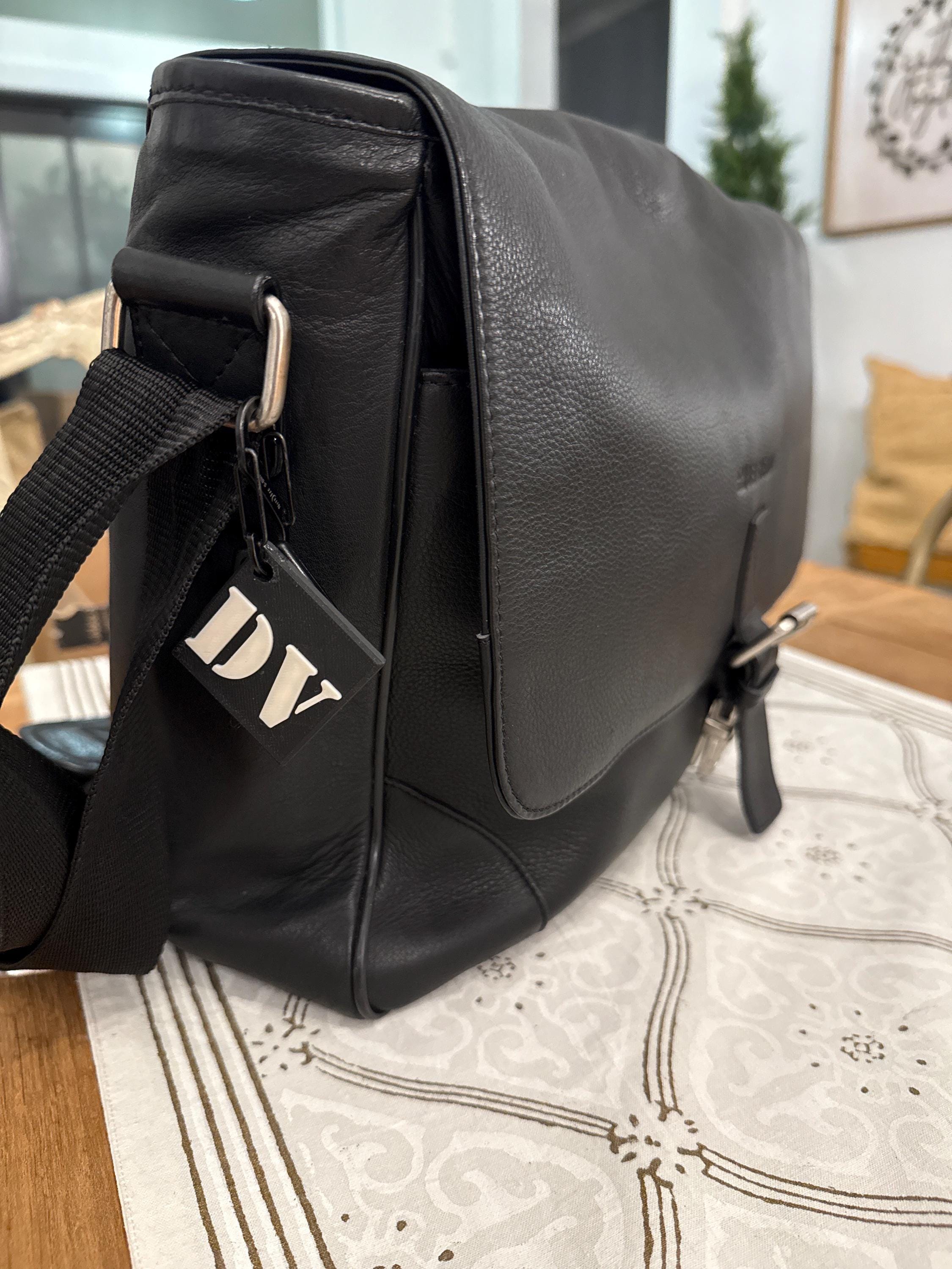 Custom 3D Printed Keychain & Luggage Tag – Personalized Initials Key Ring, Durable Everyday Carry Gift