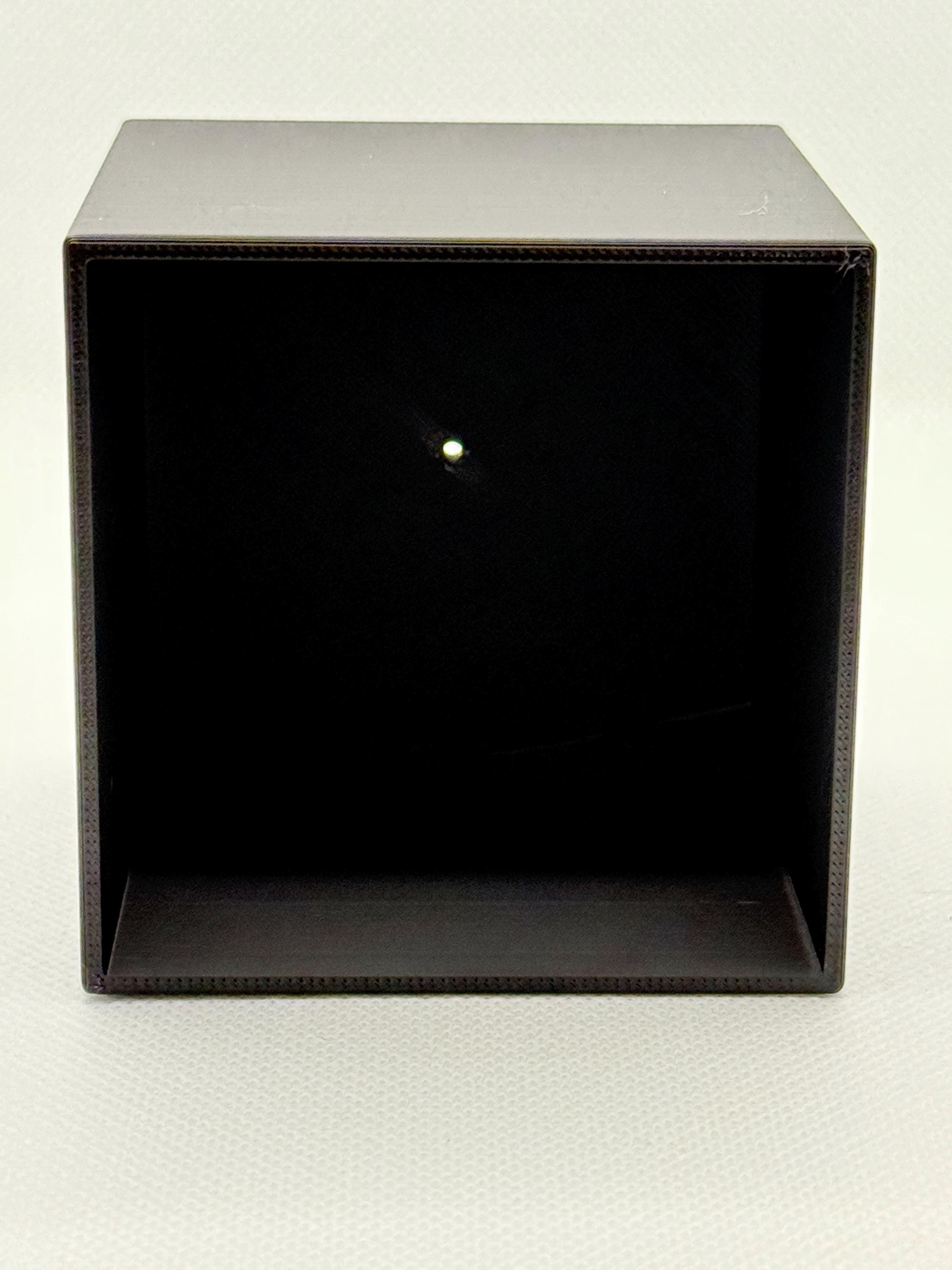 Minimalist Cube Succulent Planter: 3D Printed Geometric Desk Decor