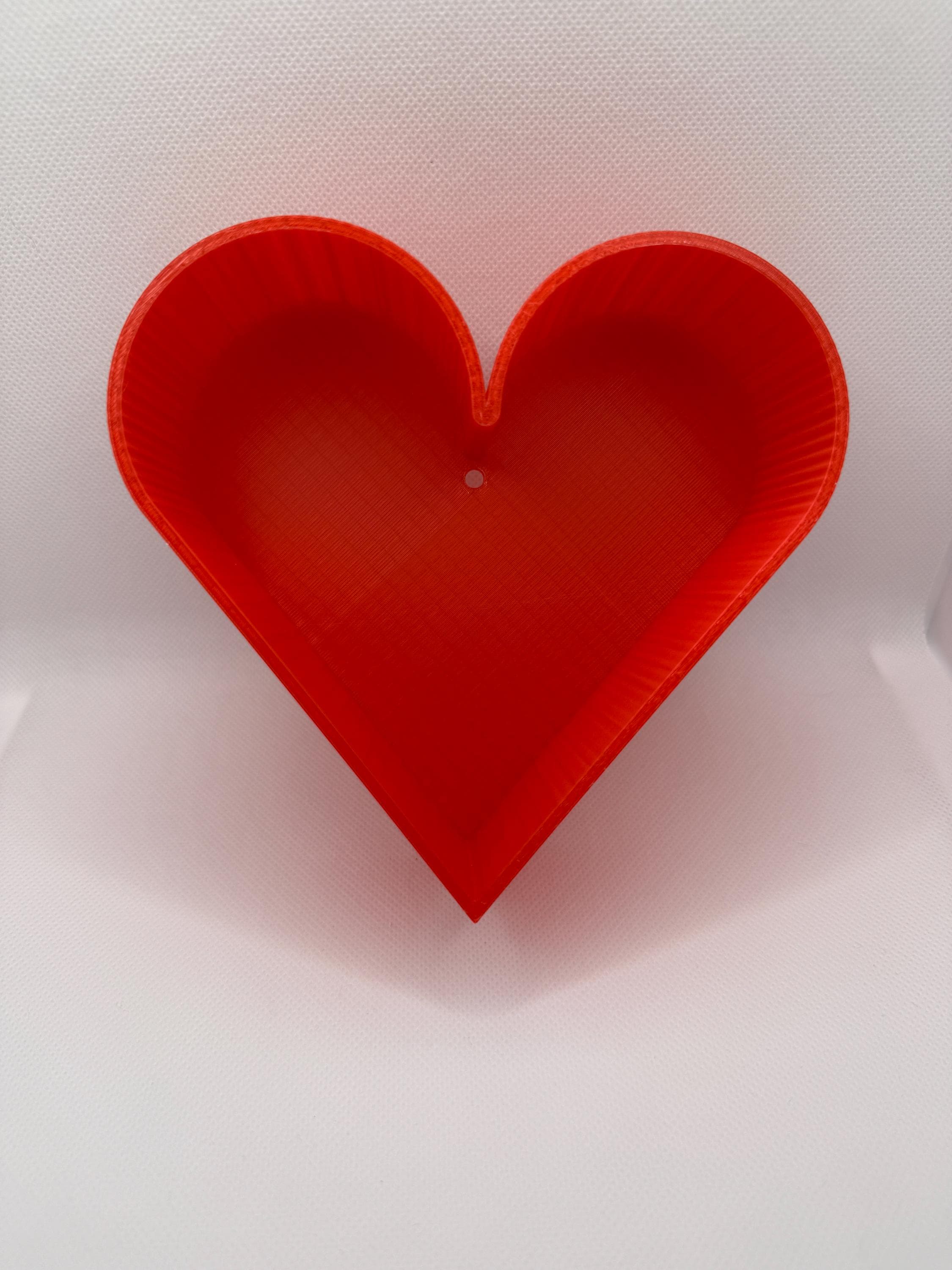 Heart Succulent Planter: 3D Printed Desk Decor, Eco-Friendly PLA