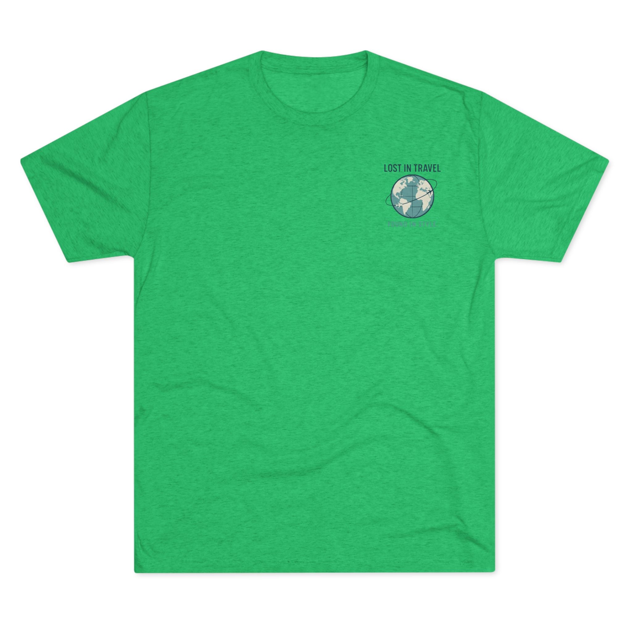 Lost in Travel, Found in Style™ Unisex Crew Tee - Travel T-Shirt, Wanderlust Gift, Vacation Apparel, Earth Travel Tee, Casual Style