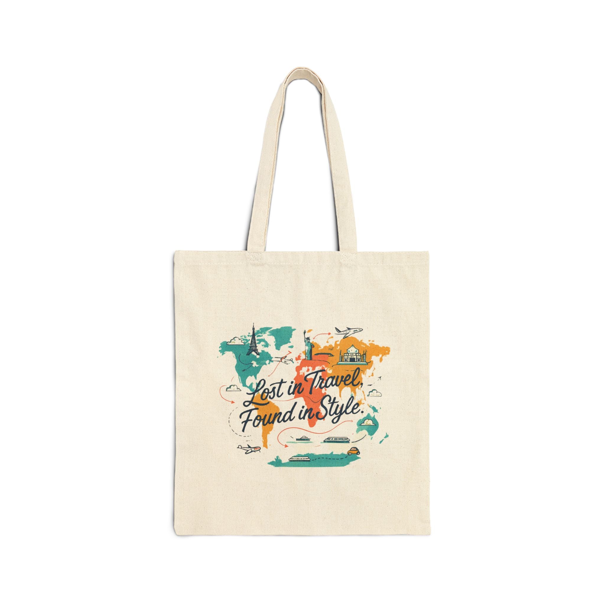 Travel Tote Bag - Lost in Travel, Found in Style™