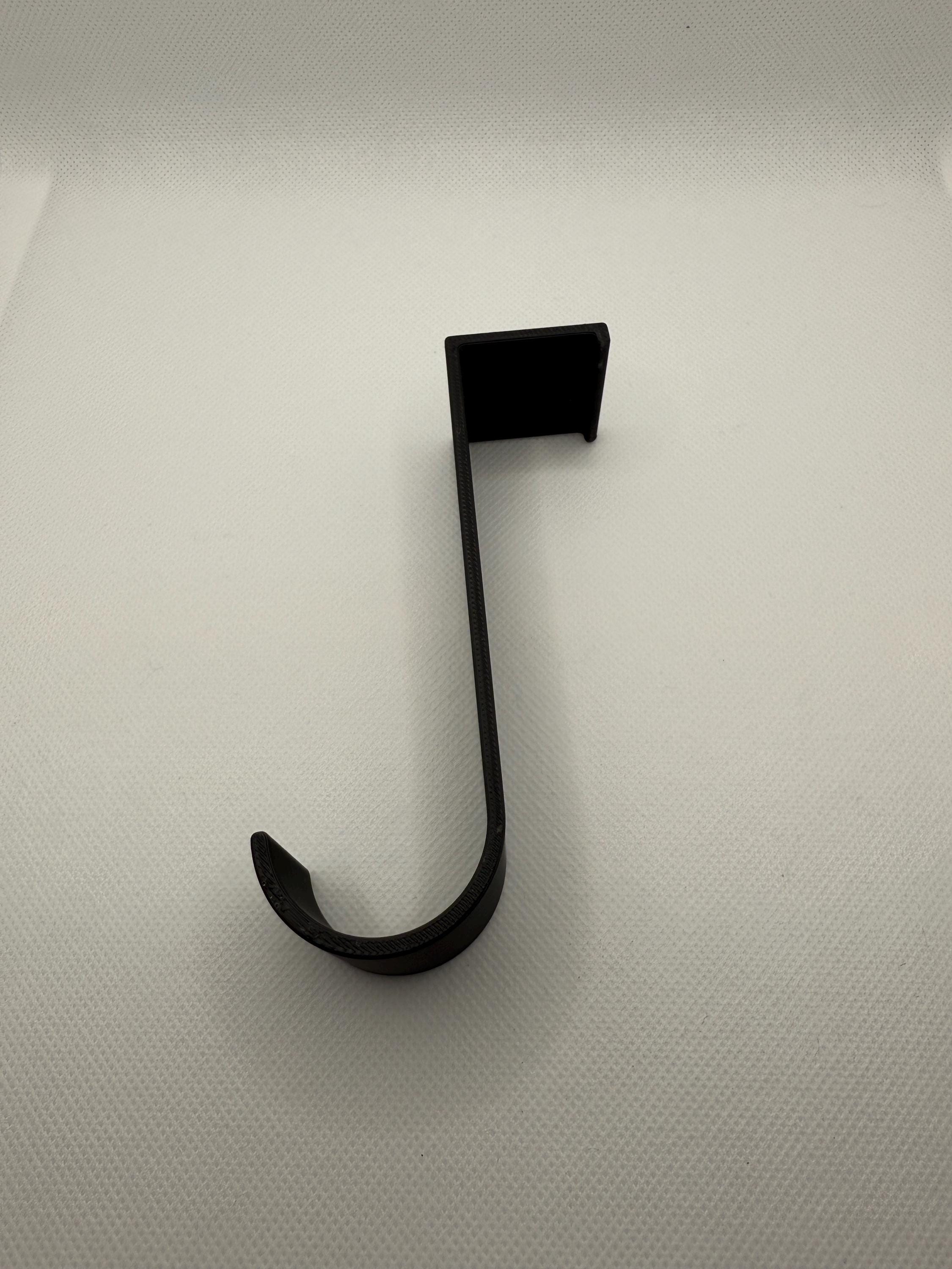 Black Over the Door Hook: Space-Saving Modern Door Hanger