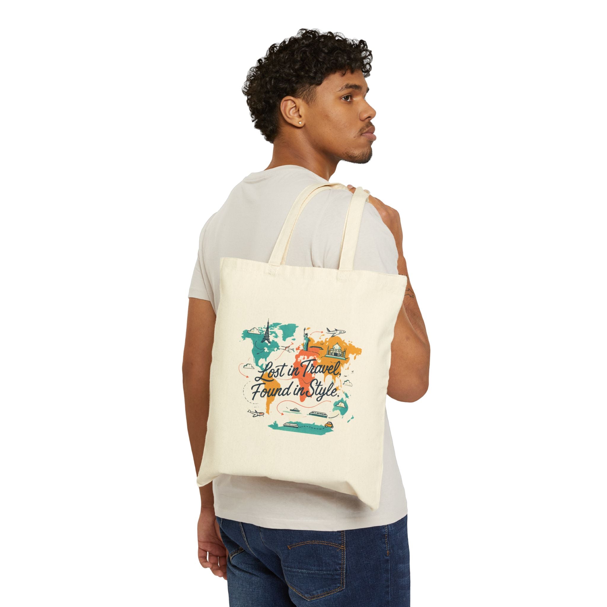 Travel Tote Bag - Lost in Travel, Found in Style™