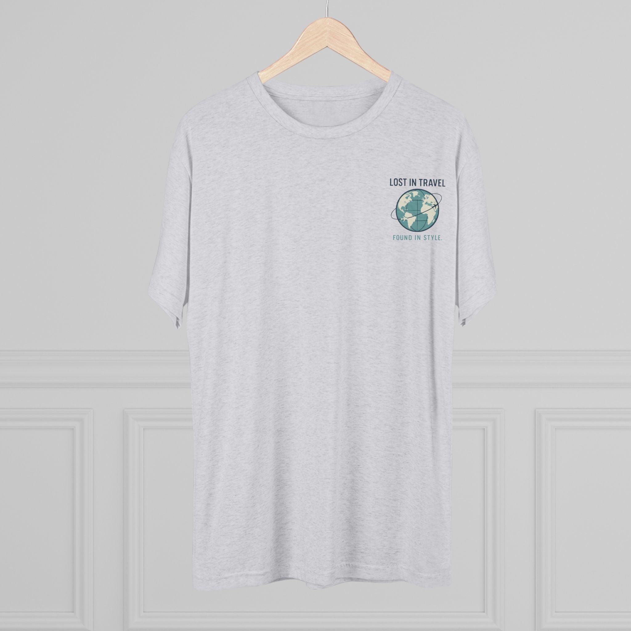 Lost in Travel, Found in Style™ Unisex Crew Tee - Travel T-Shirt, Wanderlust Gift, Vacation Apparel, Earth Travel Tee, Casual Style