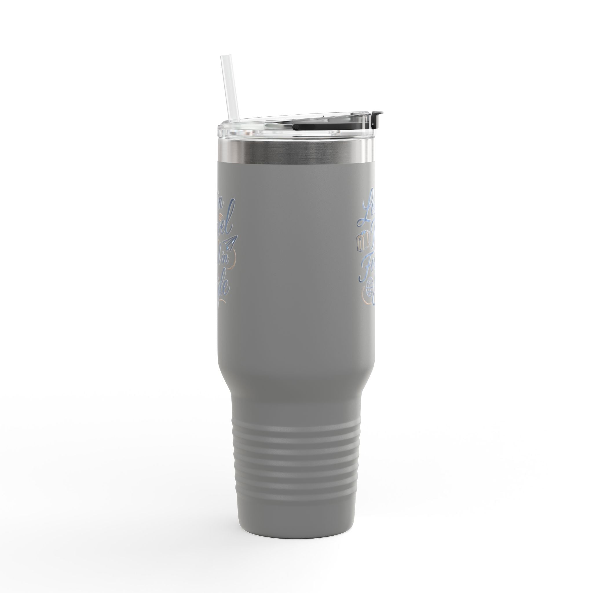 Lost in Travel, Found in Style™ Insulated Travel Mug | 40oz Coffee Cup for On-the-Go, Perfect for Commuting, Road Trips, Travel, Gifts & Events