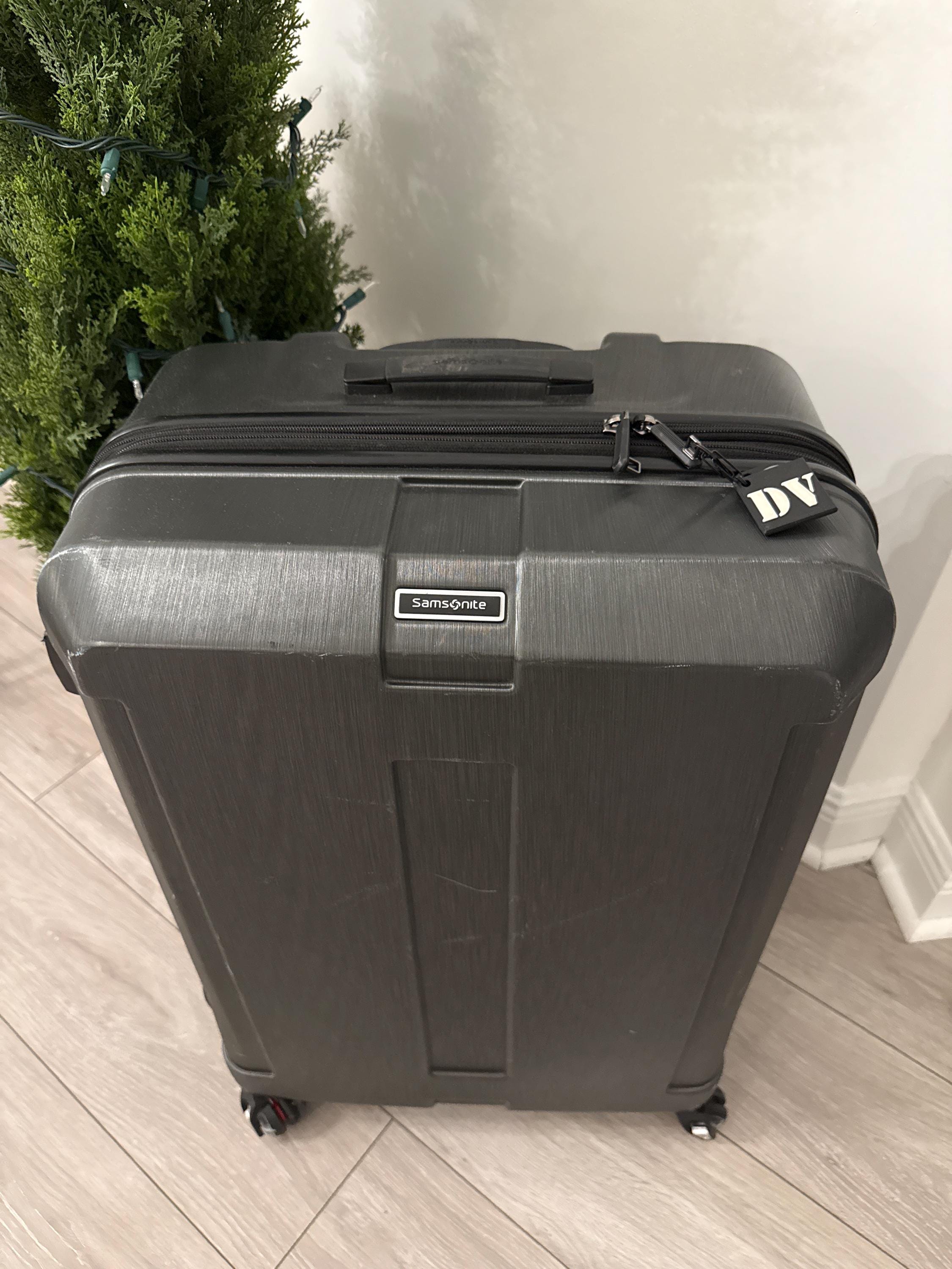 Custom 3D Printed Keychain & Luggage Tag – Personalized Initials Key Ring, Durable Everyday Carry Gift