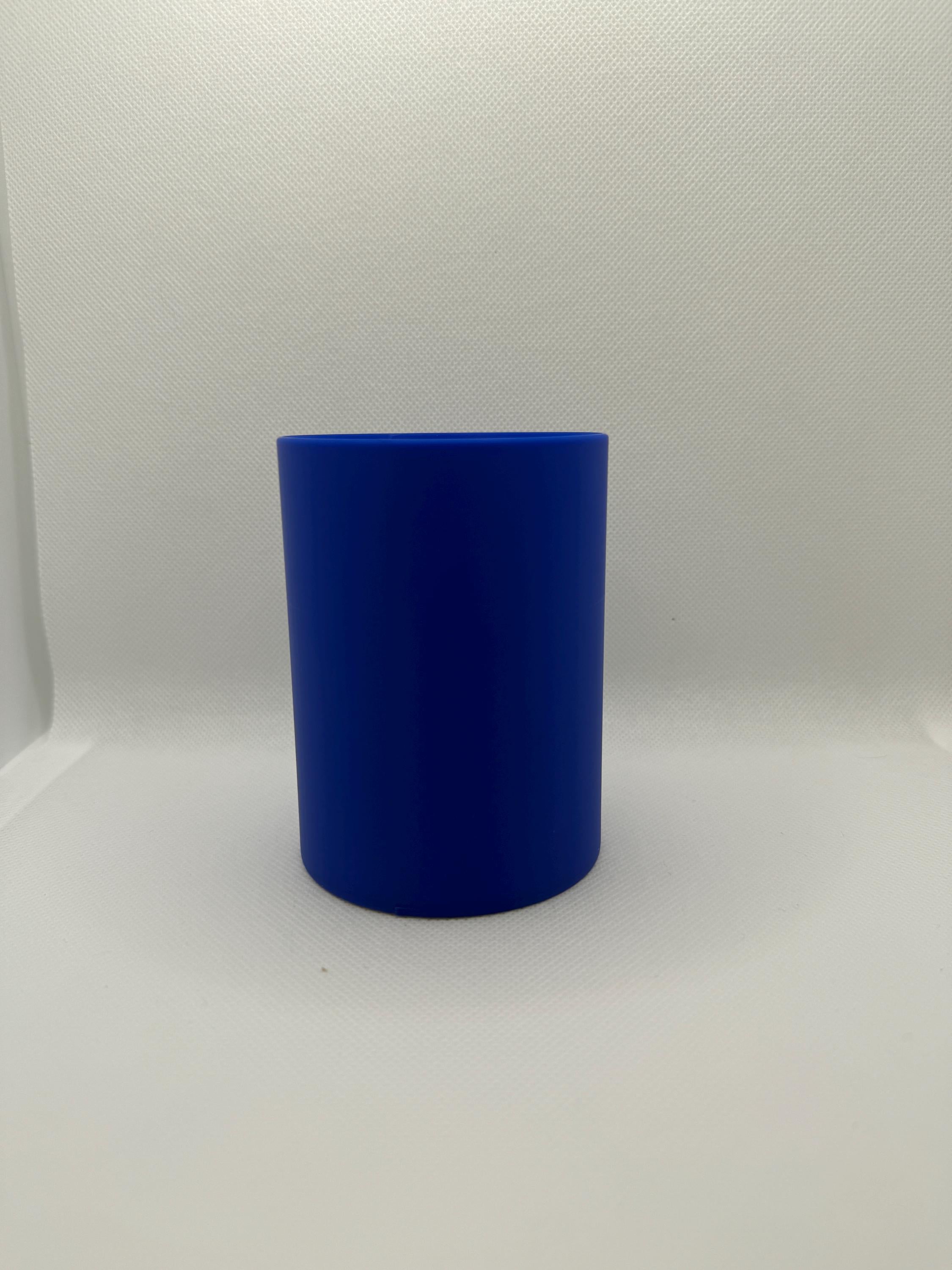 Minimalist Black Pen Holder: Modern Desk Organizer Pencil Cup